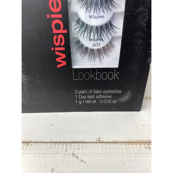 ARDELL WISPIES LookBook 3 Pairs of False Eyelashes 1 Duo Adhesive - Picture 3 of 8